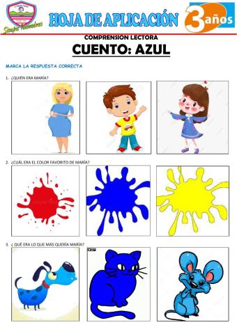 Comprensión lectora - AZUL