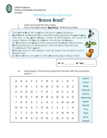 Consonant blends with -r
