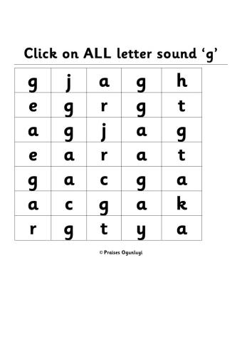 Letter sound g