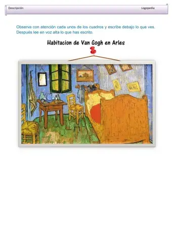 Descripción de cuadros