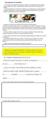 Sacramentos de sanación: Perdón