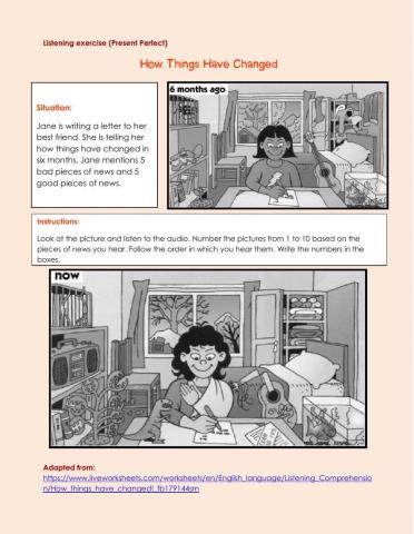 Listening: Present Perfect