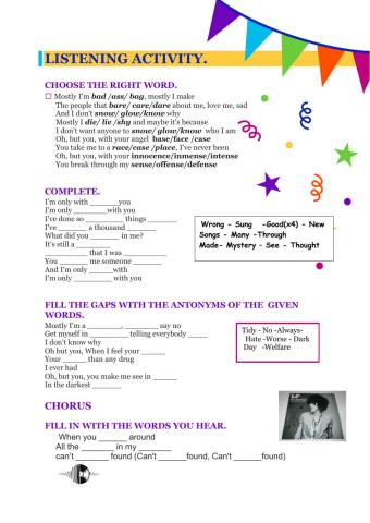 Improve your Vocabulary with Songs