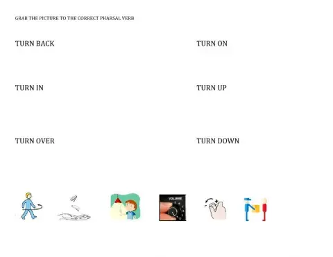 Phrasal Verb Turn