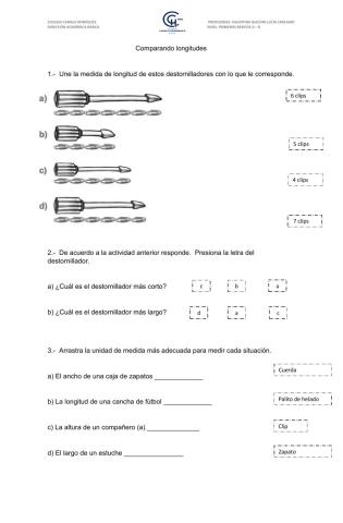 Comparar longitudes