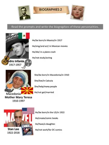 Biographies 2:Simple Past