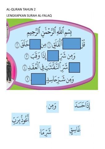 lengkapkan ayat- surah Al-Falaq