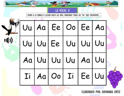 La vocal U
