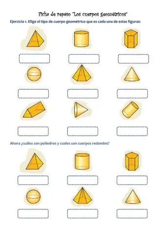 Repaso -Los cuerpos geométricos-