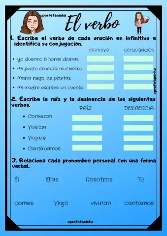 1. Verbos