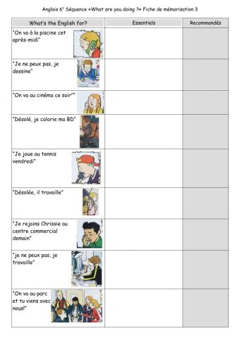 What are you doing 3