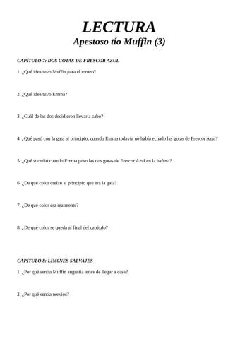 Comprensión lectora