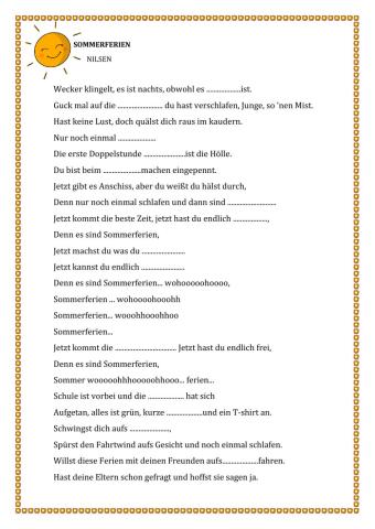 Sommerferien Lied (Nielsen)