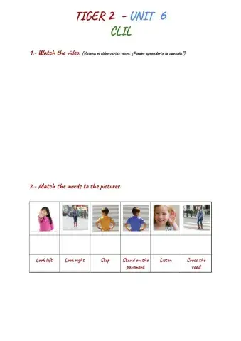 Tiger 2 Unit 6 CLIL