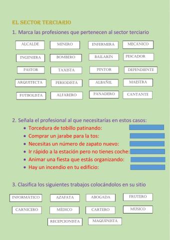 Sector terciario