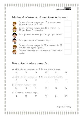 Adivina los números