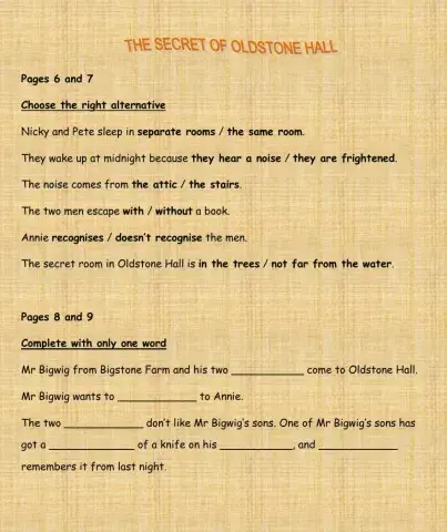 The Secret of Oldstone Hall