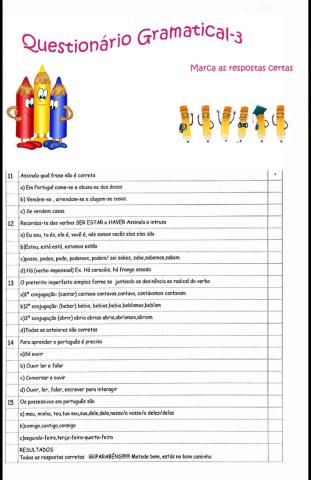 Questionário Gramatical-3