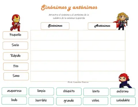 Sinónimos y Antónimos
