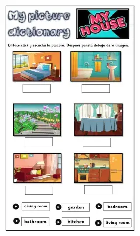 Picture Dictionary - Parts of the House