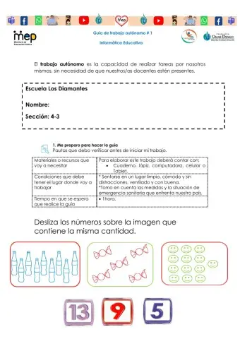 Números del 1 al 20