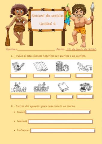 Control de Sociales. Unidad 6