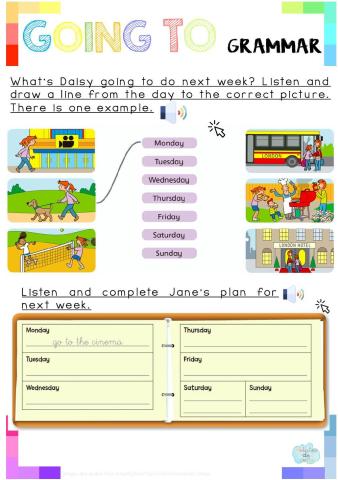 Listening activities related to Going to