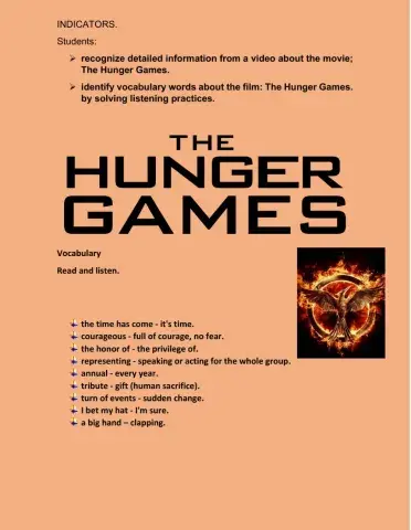 The hunger games