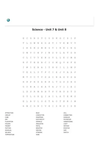 KSSR - DLP Sc - U7&8 - MemoryRefresher 01