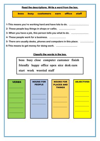 Read the descriptions