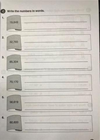 Mathematics Numbers up to 100,000