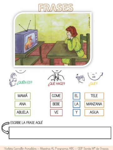 Estructuración de frases - 1