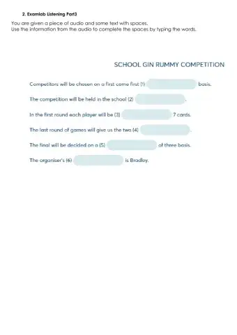 2.Listening Part 3 B1 Pet for schools