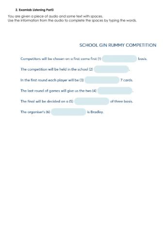 2.Listening Part 3 B1 Pet for schools