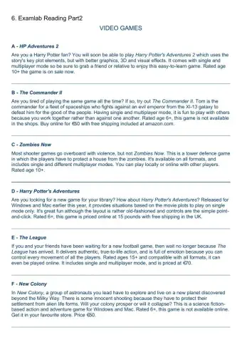 6. Examlab Reading Part2