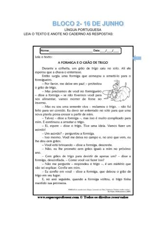 Bloco 2 - Atividades