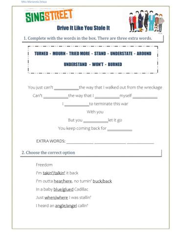 Sing Street - Drive it like you stole it