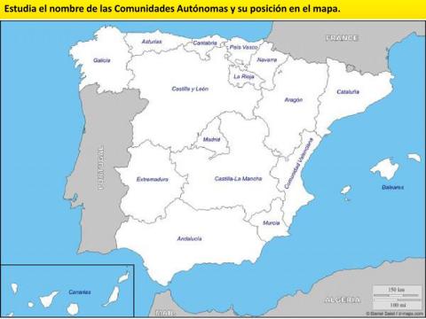 España-Comunidades Autónomas