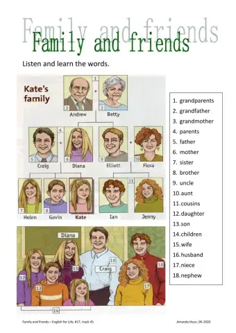 family and friend-listen and learn