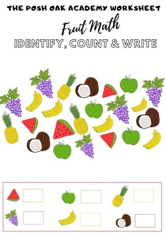 Identify, Count & Write