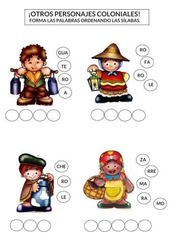 Personajes coloniales