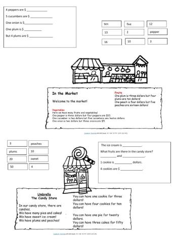 The Market and The Candy Store