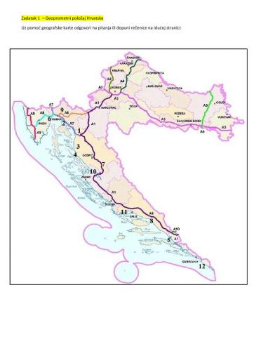Geoprometni položaj Hrvatske