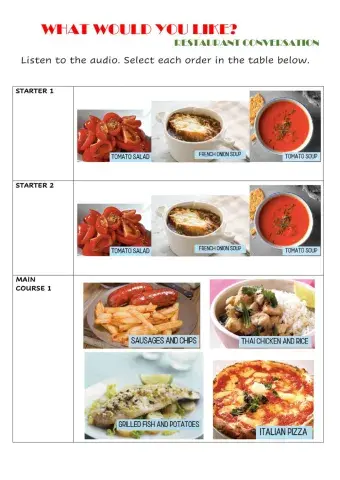 What would you like?