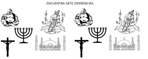 Busca las siete diferencias