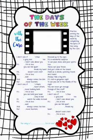Days of the week with The Cure