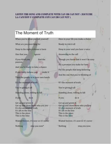 Can and Can not listening