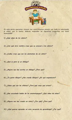 Ideas previas - Descubriendo el Cómic