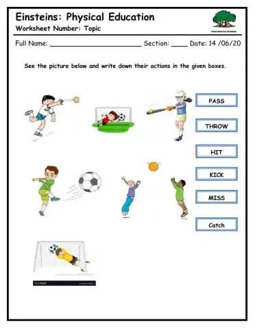 Identify the actions