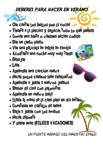 Vacaciones verano
